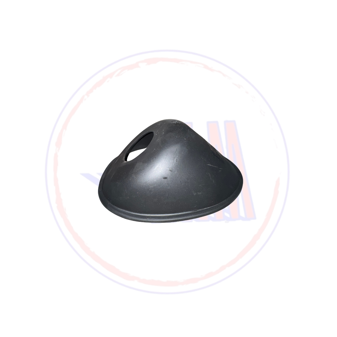 CONTROCUFFIA Ø200 H150 Ø150 OBLIQUA NERA