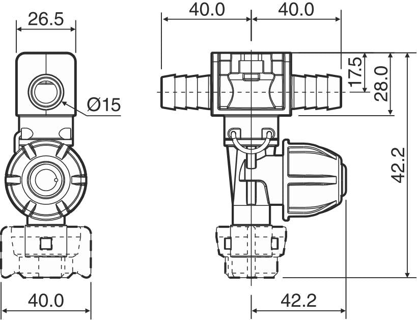 GETTO 413 DOPPIO Ø15